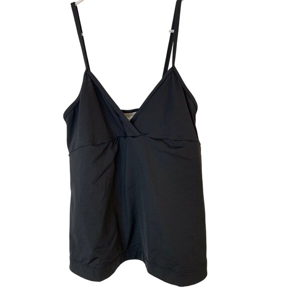 Old Navy Maternity Black Tankini Swim Top XS Adjustable Straps RC10150 EUC - Picture 1 of 7